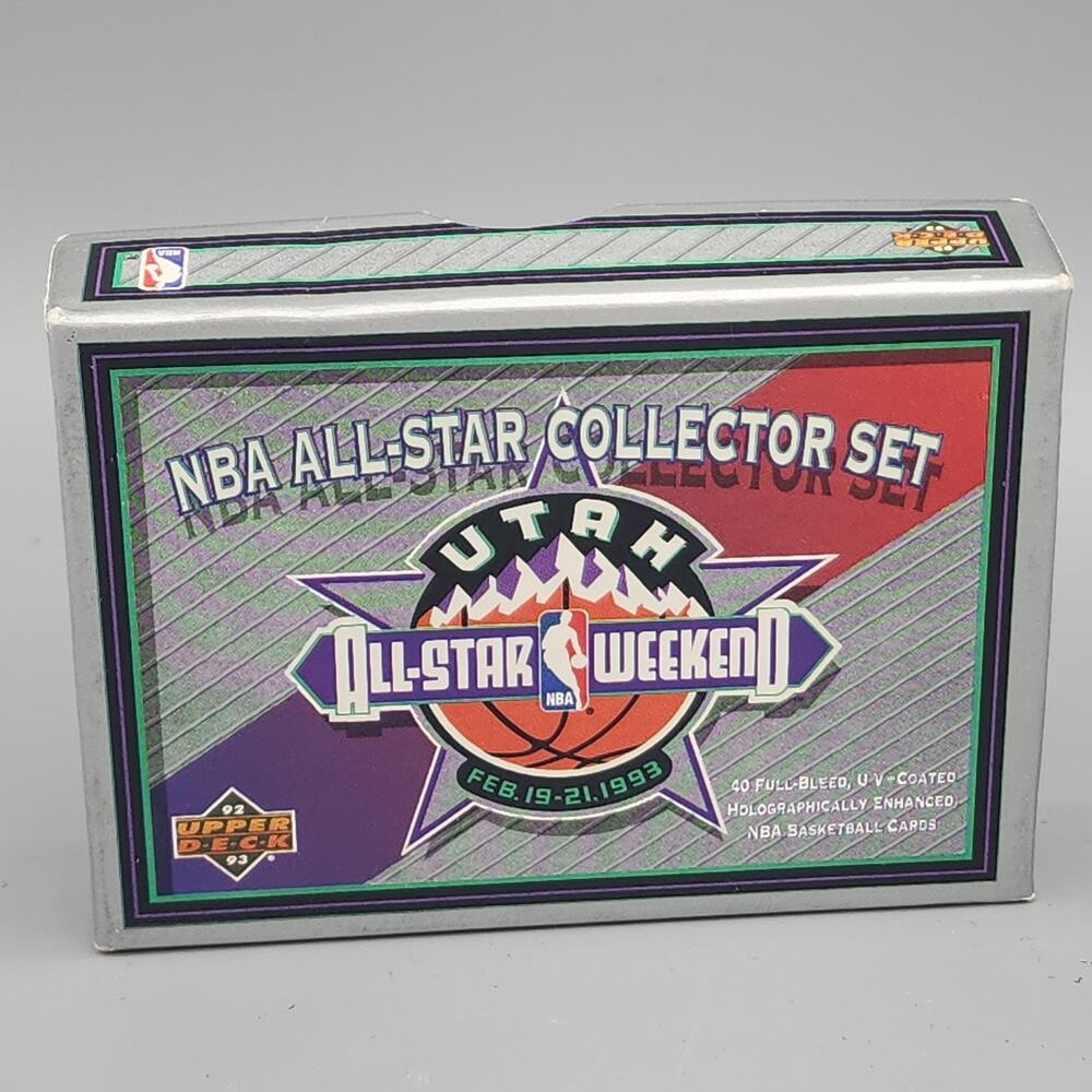 1993 Upper Deck NBA All-Star Weekend Utah Collector Set Includes All 40 Cards